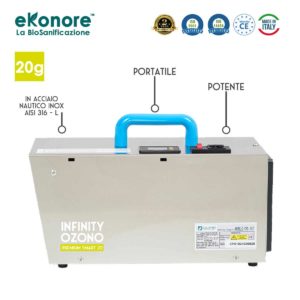 Macchina Ozono Professionale 20 g per sanificare ambienti