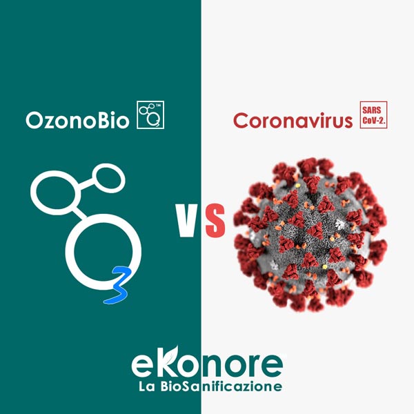 Ozono disinfettante contro coronavirus