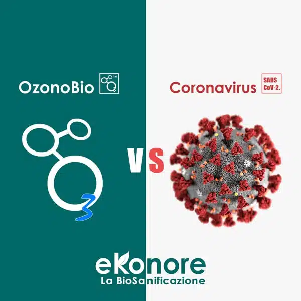 Ozono disinfettante contro coronavirus
